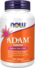 Now Foods Adam Multivitamínico para Hombres - 120 Comprimidos