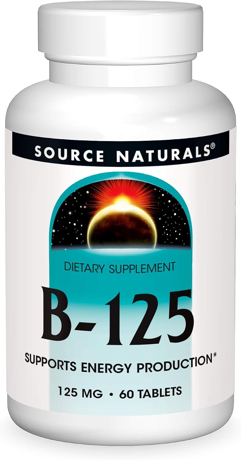 Source Naturals B-125, B-125 Complejo B para Apoyo Energético – 90 Tabletas