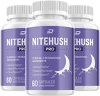 NiteHush Pro Suplemento Cerebral – Fórmula Natural de Máxima Potencia para el Enfoque y la Memoria (3 Pack, 180 Cápsulas)