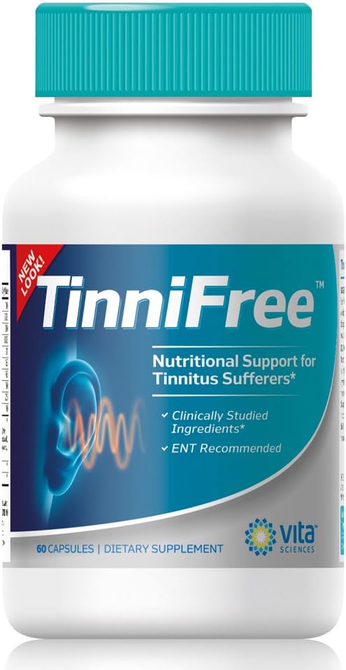 TinniFree Suplemento para el Oído y la Audición, 60 Cápsulas
