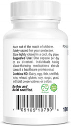 Bio-Tech Pharmacal MK-7 (Vitamina K2), 100 Cápsulas Vegetales