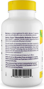 Healthy Origins Berberine Phytosome 550 mg, 120 Cápsulas Vegetales
