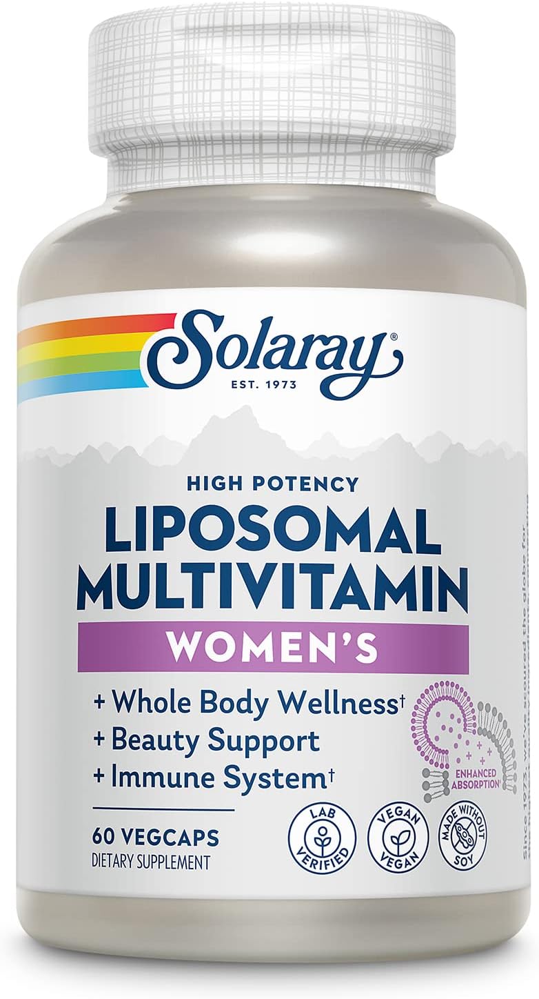 SOLARAY Multivitamínico Liposomal para Mujeres, 60 Cápsulas Veganas