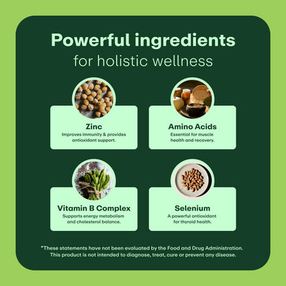 WellWithAll Multivitamínico para Hombres con – Energía y vitalidad: La vitamina B12 contribuye a la reducción del – Image 2