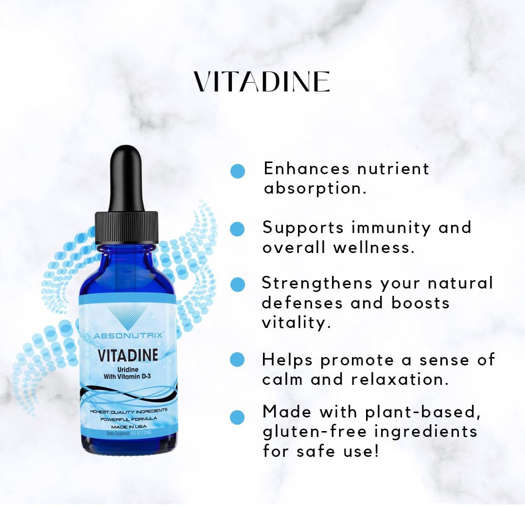 Vitadine, 343 mg, 118 ml Líquido, 302 Servicios, Hecho en EE.UU., Ingredientes Vegetales, Extracto de Equinácea, Vitamina D3, Sin Gluten