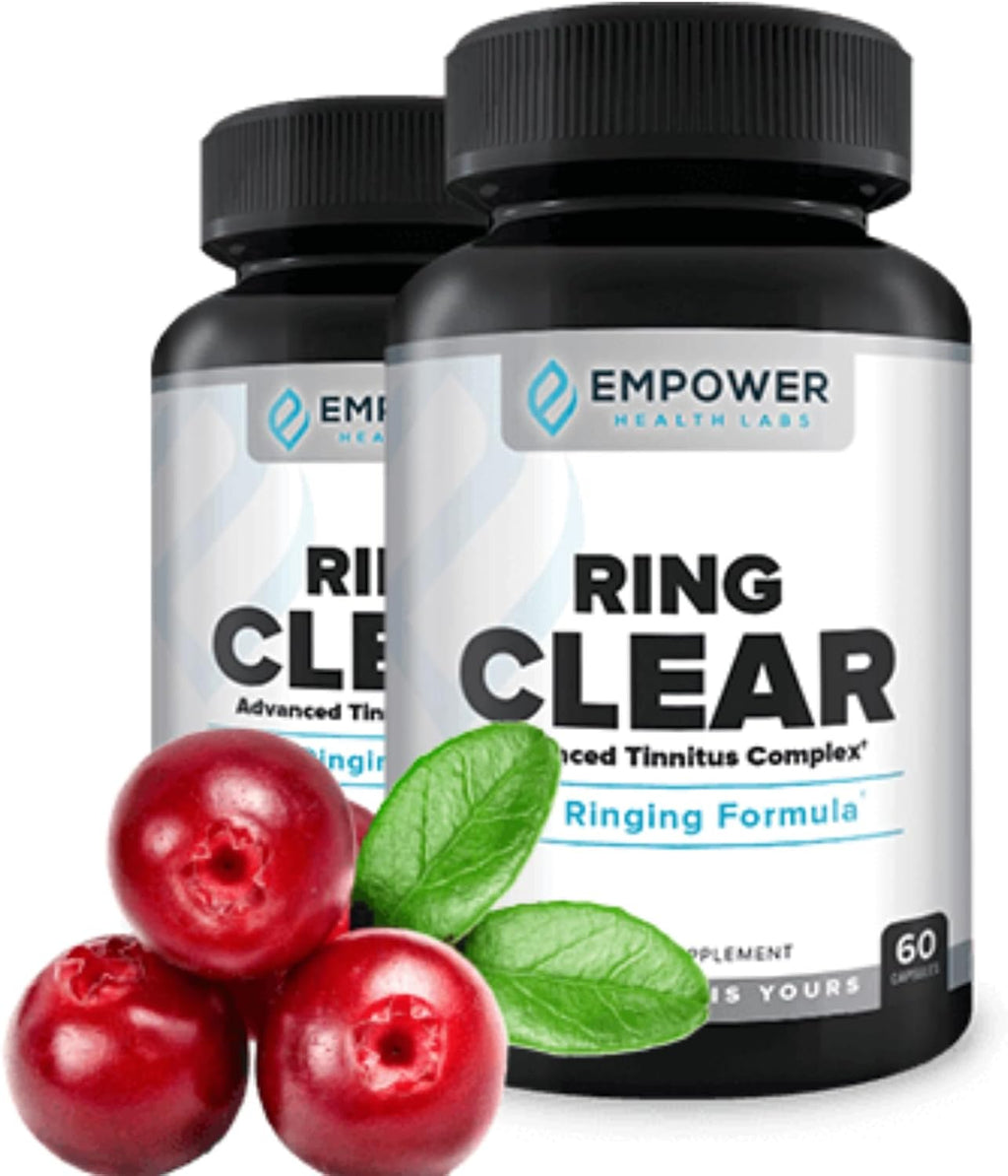 Ring Clear Fórmula Natural para el Alivio del Zumbido en los Oídos - 30 Días
