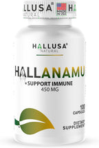 Anamu Orgánico 450 mg - Raíz de Petiveria Alliacea - 100 Cápsulas - Hallusa Natural