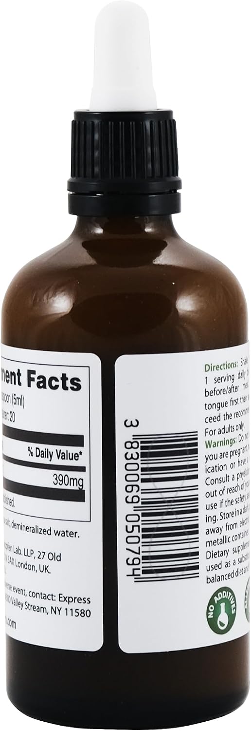Ormus 3.4 Fl Oz - 100 ml | Concentrado Orme | Minerales Monoatómicos | Heiltropfen®