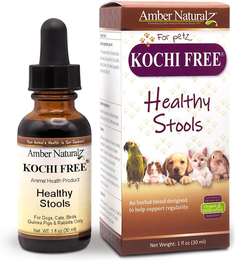 Amber NaturalZ Kochi Free Suplemento Herbario para Mascotas – 118 ml (4 oz)