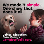 Pup Choice 24-en-1 Multivitamínico para Perros – Snacks blandos con Glucosamina, Probióticos y Omega-3 – 140 golosinas