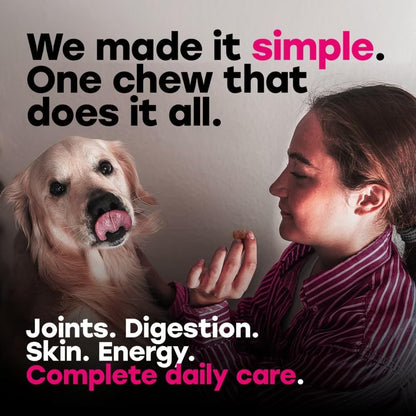 Pup Choice 24-en-1 Multivitamínico para – Perros de 11 a 30 lb (5–13,6 kg): 2 golosinas al día (70 días) – Image 2