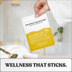 The Patch Collection® – Glow Up Under Eye Collagen Patch | Retinol, Ácido Hialurónico, Nano Gold, Colágeno, Vitamina C (Pack de 3)