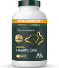 VetriScience Omega Cápsulas de Aceite de Pescado 3,6,9 - 90 Cápsulas (Más de 750 mg de Omega por Cápsula)