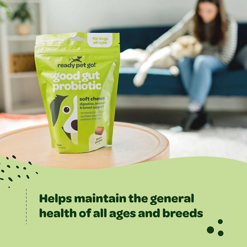Masticables probióticos para perros con calabaza y enzimas digestivas | 90 unidades