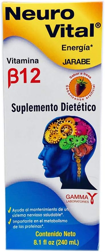 Neuro Vital B12 Energy Syrup - Jarabe de Vitamina B12