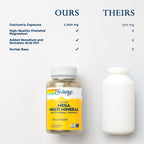 SOLARAY Mega Multi Mineral - Complejo Mineral Diario, 100 Cápsulas Vegetales