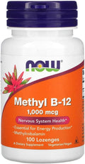 Now Foods, Methyl B-12 1000mcg, 200 Tablets (2 Packs of 100)