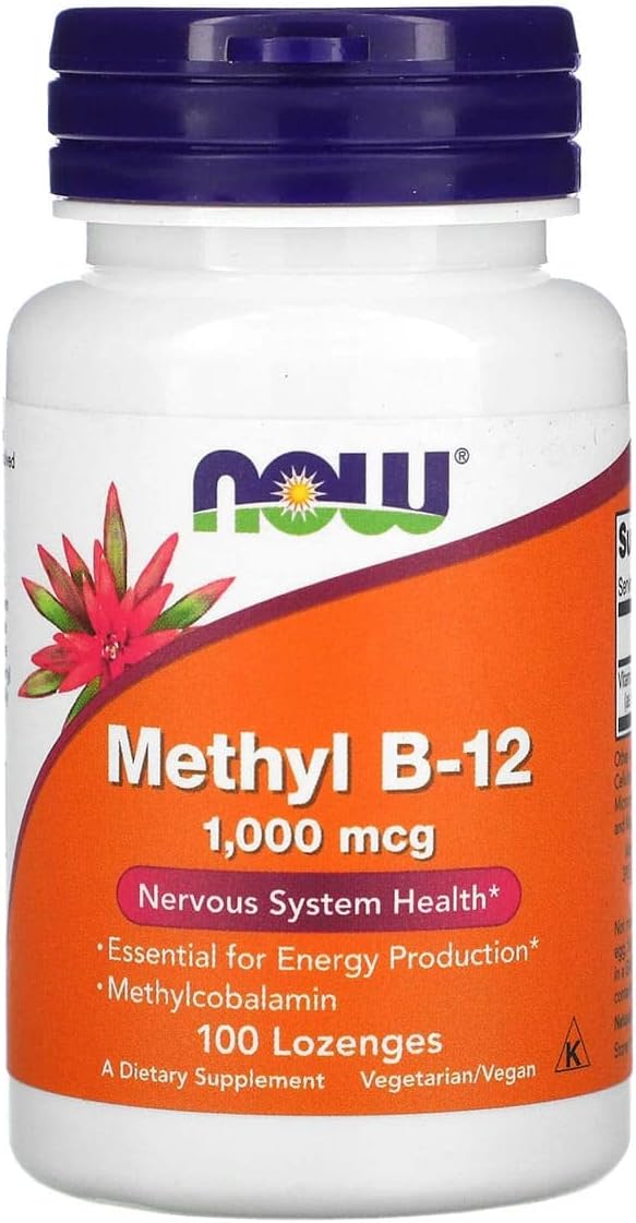 Now Foods, Methyl B-12 1000mcg, 200 Tablets (2 Packs of 100)