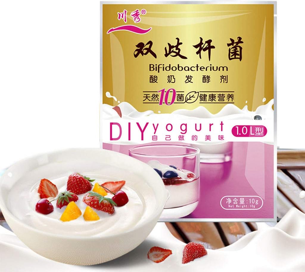 Cultivo Iniciador de Yogur Probiótico con Bifidobacterium - 10 Sobres de 1 g (0.35 oz)