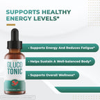 GlucoTonic Drops – Cromo y Extractos Líquido – 60ml (1 Mes)