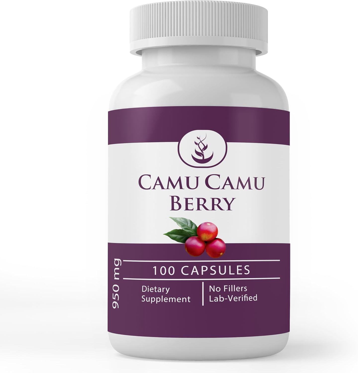 Pure Original Ingredients Camu Camu Berry (100 Cápsulas) Siempre Puro, Sin Aditivos ni Rellenos, Verificado en Laboratorio