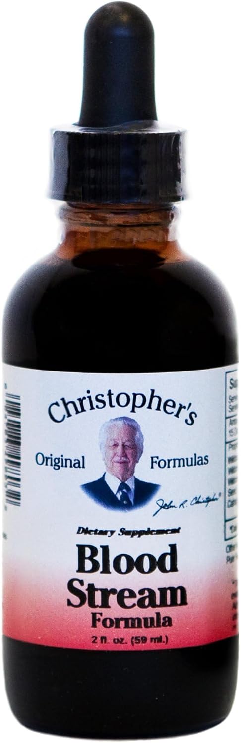 Christopher's Original Formulas Blood Stream Formula, 2 oz Glycerine Extract - Natural Herbal Blend - Pack of 2