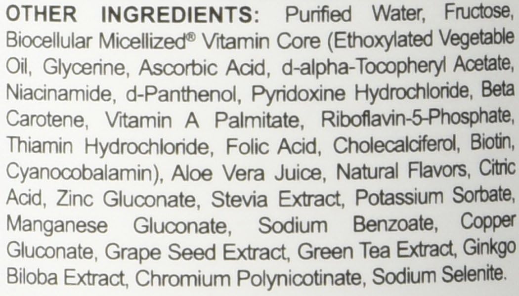 Youngevity Bio Fuel - Suplemento multivitamínico líquido premium Biometics - Nutrición diaria completa con antioxidantes, vitaminas, minerales y apoyo energético (30 porciones)