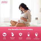 Mother's Promise Multivitamínico Prenatal y Postnatal Líquido Sin Azúcar con Folato, Colina y Frutas Orgánicas – Vegano