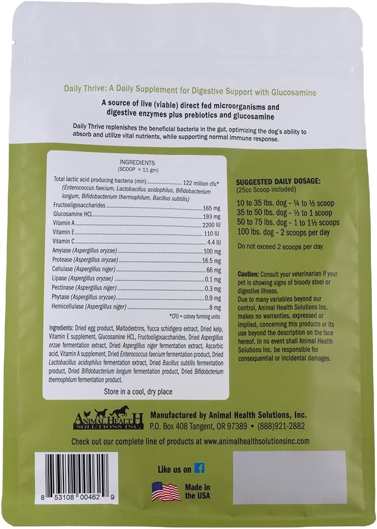ProThrive Probióticos Diarios para Perros - Salud Digestiva y Articular, 3.75 lb