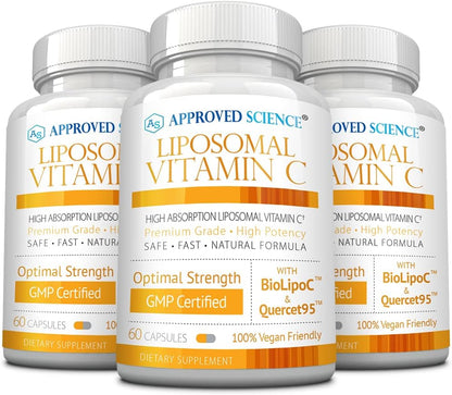Approved Science Vitamina C Liposomal con – Alta absorción: Los liposomas protegen la vitamina C de la degradación – Image 8