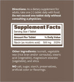Endur Niacin IR (Immediate Release) Nicotinic Acid 500 mg, 100 Tablets
