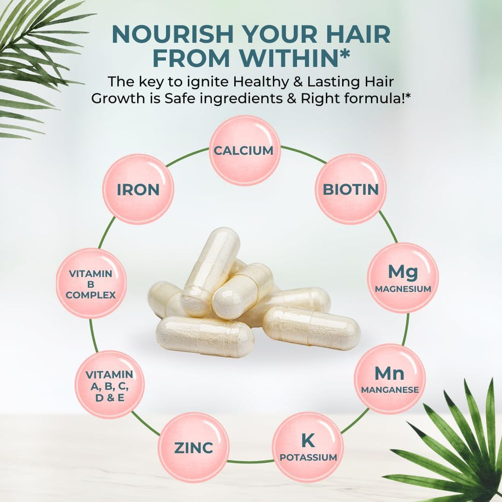 VITAL NUTRITIVE Vital Hair Complex – Biotina y Vitaminas B para Cabello, Piel y Uñas