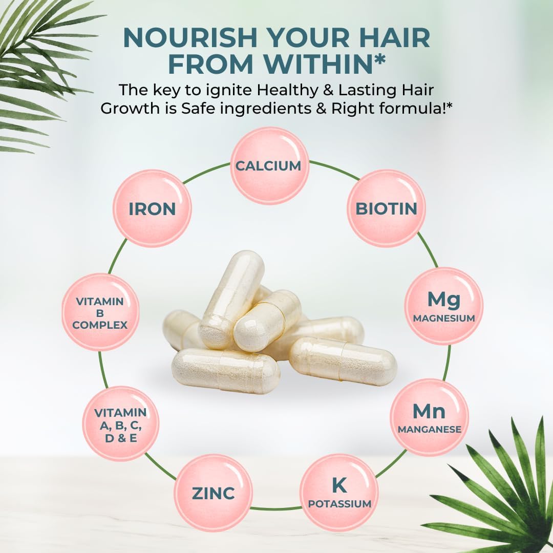 VITAL NUTRITIVE Vital Hair Complex – Biotina y Vitaminas B para Cabello, Piel y Uñas