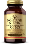Niacina Sin Rubor 500mg Solgar 100 Cápsulas Vegetales