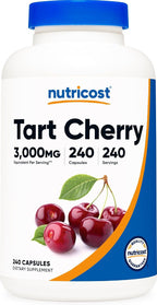 Nutricost Extracto de Cereza Ácida 240 Cápsulas Veganas