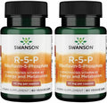 Swanson R-5-P (Riboflavina-5-Fosfato) - Suplemento de Vitamina B2 - 60 Cápsulas (Paquete de 2)