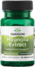 Swanson Magnolia Bark - 30 Veggie Capsules, 200mg