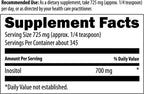 Designs for Health Inositol en polvo – 700 mg por porción (250 g, 345 porciones)