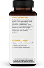 LifeSeasons Essentials Vitamina B12 10.000 mcg Quick Melts – Metilcobalamina B12 para la producción de energía y el soporte del sistema nervioso – Sabor a bayas – Comprimidos de disolución rápida – 60 comprimidos