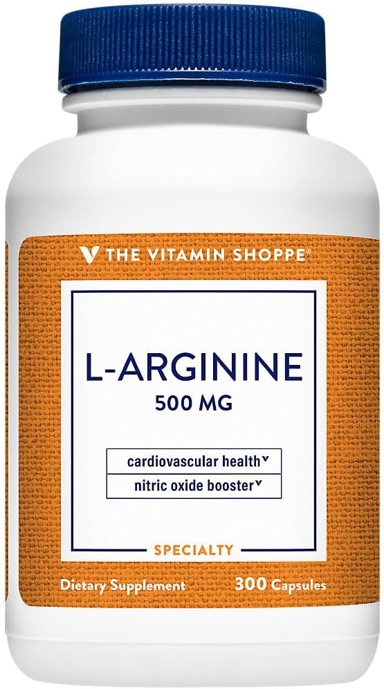 The Vitamin Shoppe L-Arginina 500mg - 300 Cápsulas