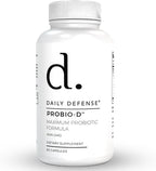 Daily Defense Probiotic Immune Support - Probióticos Diarios para Hombres y Mujeres - 60 Cápsulas, PROBIO-D