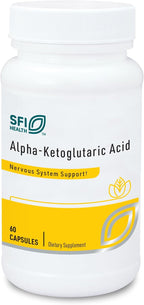 Klaire Labs SFI Health Ácido Alfa-Cetoglutárico - 300 mg AKG, 60 Cápsulas Vegetales