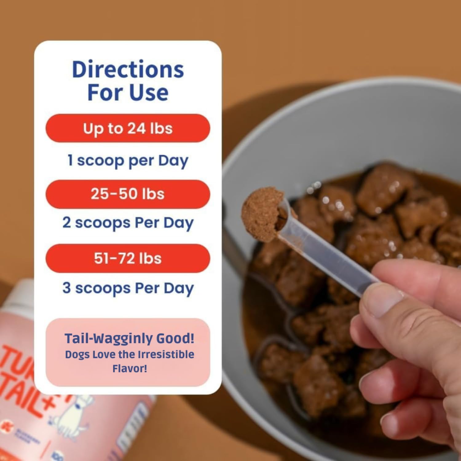 Fifth & Fido Turkey Tail Mushroom para Perros – Suplemento de Hongos con Probióticos para el Bienestar General – Fabricado en EE. UU., 100 Servicios