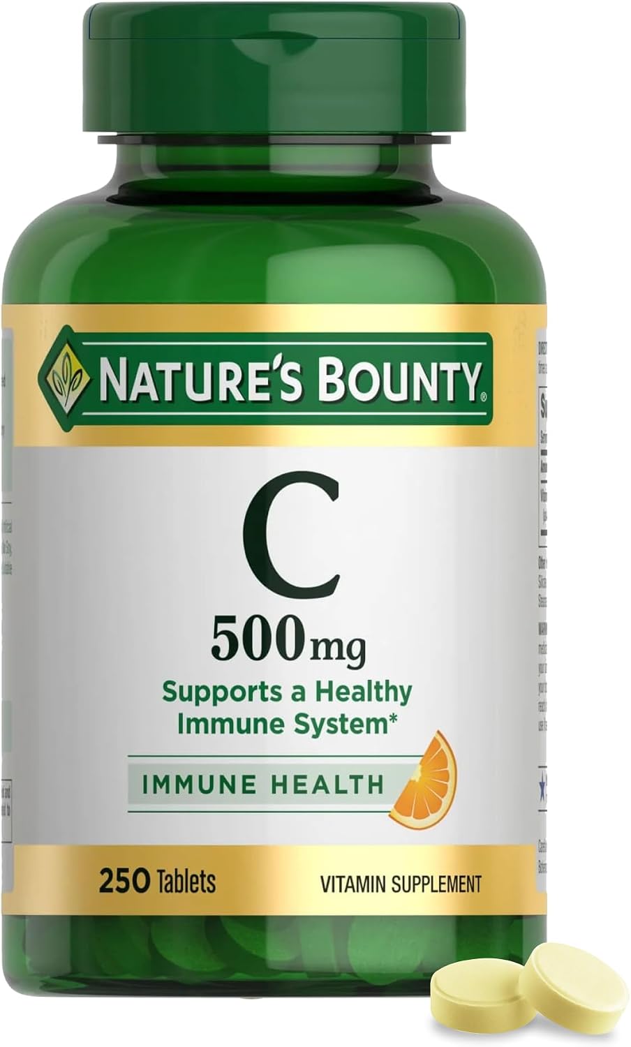 Nature's Bounty Vitamina C 500 mg – 250 Comprimidos Vegetarianos