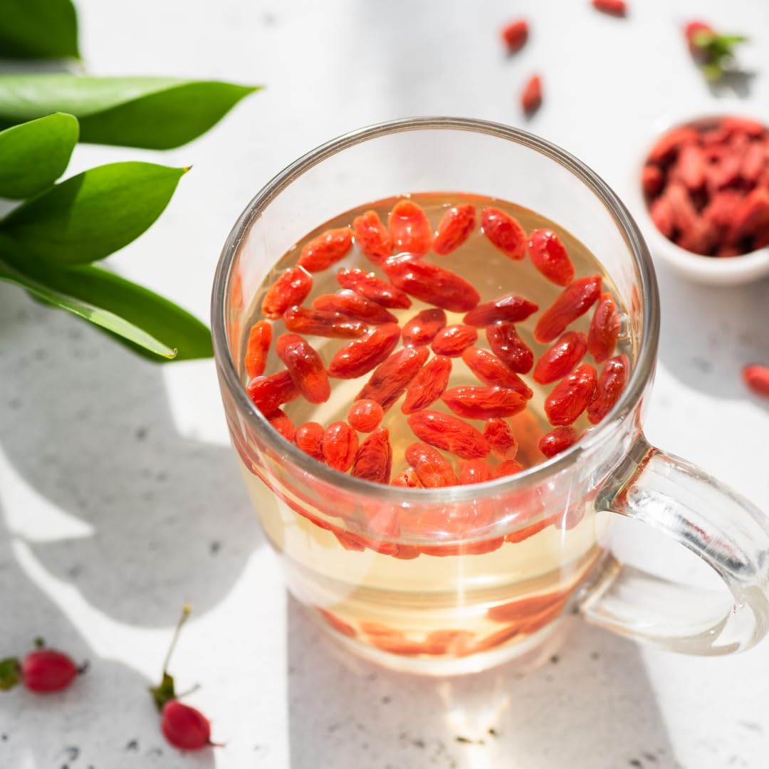 Pure Original Ingredients Polvo de Bayas de Goji (227g) - Wolfberry, Suplemento Herbal Tradicional, No Transgénico