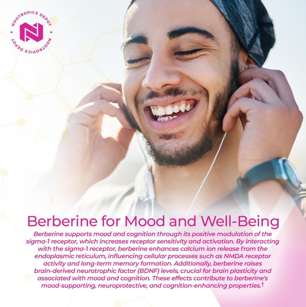 Nootropics Depot Berberine HCL + Silymarin Cápsulas | 500mg + 90mg | 60 Unidades
