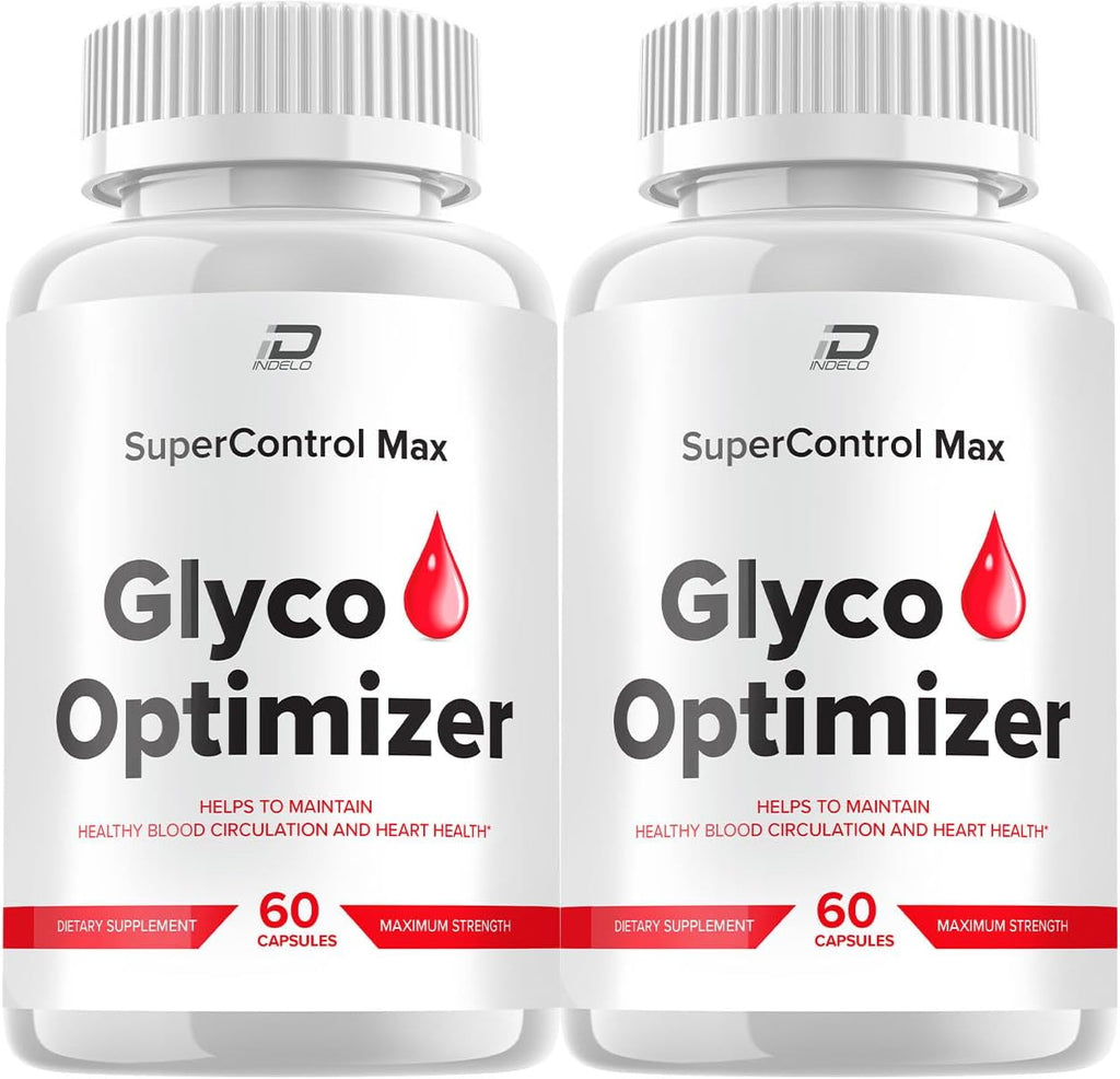 Super Control Max Cápsulas de Apoyo al Glucógeno - Fórmula Avanzada (2 Paquetes, 120 Cápsulas)