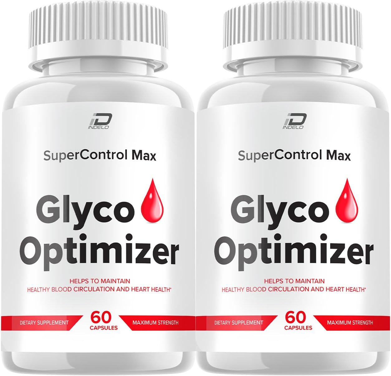 Super Control Max Cápsulas de Apoyo al Glucógeno - Fórmula Avanzada (2 Paquetes, 120 Cápsulas)