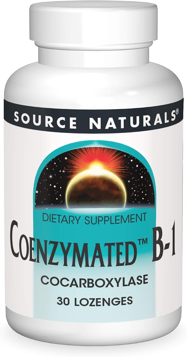 Source Naturals Tiamina B1 Coenzimada 25mg, 60 Comprimidos