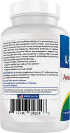 Best Naturals L-Teanina 200mg por Comprimido - Ayuda a la Relajación sin Somnolencia - 120 Comprimidos Vegetales (Pack de 3)